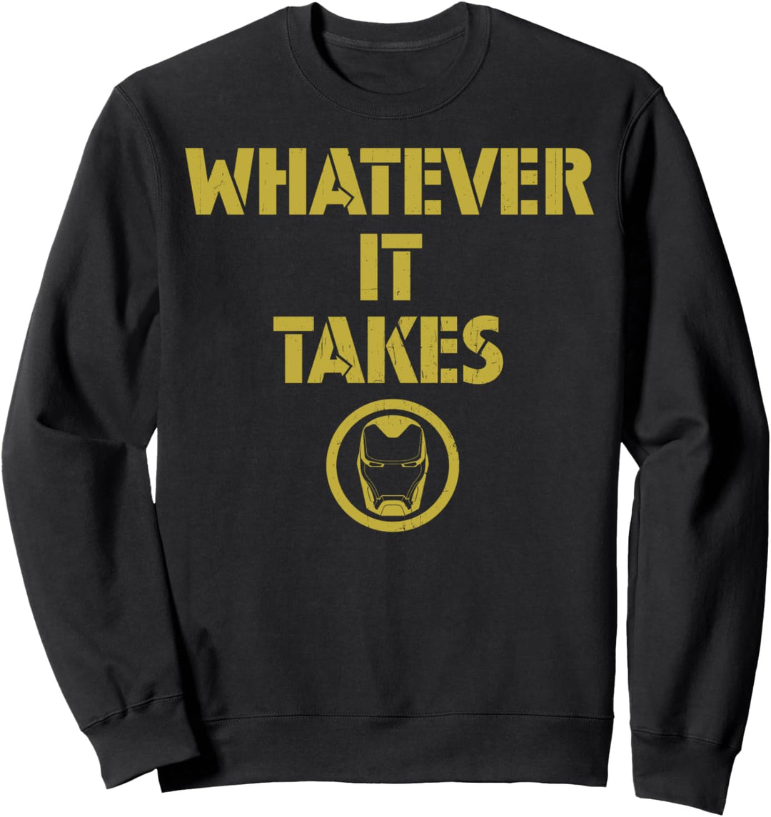 Marvel Avengers Endgame Whatever It Takes Iron Man Logo Sweatshirt
