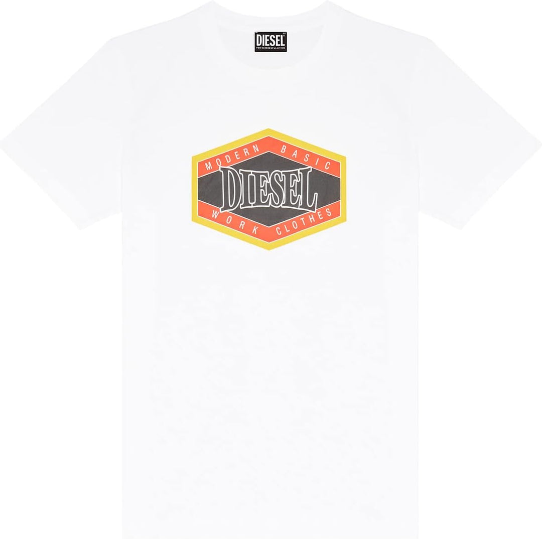 Diesel Herren T-Shirt M 100-0 Grad, M 100-0 Grad