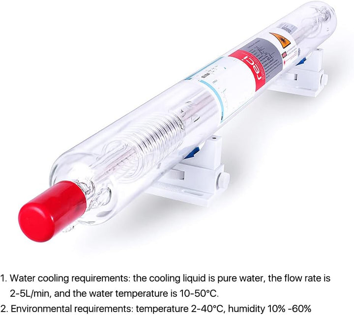 Cloudray RECI CO2 Laser Tube W2 90W 100W Laserröhre for Laser Engraving Cutting Machine Schneidemasc