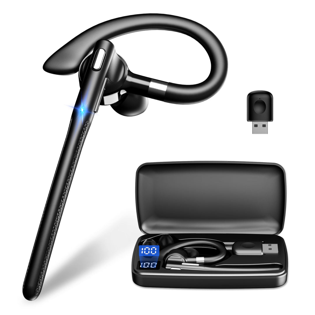 Headset mit Mikrofon USB Bluetooth 6.1 Freisprech Headset In Ear Kopfhörer | CVC8.0 Noise Cancelling
