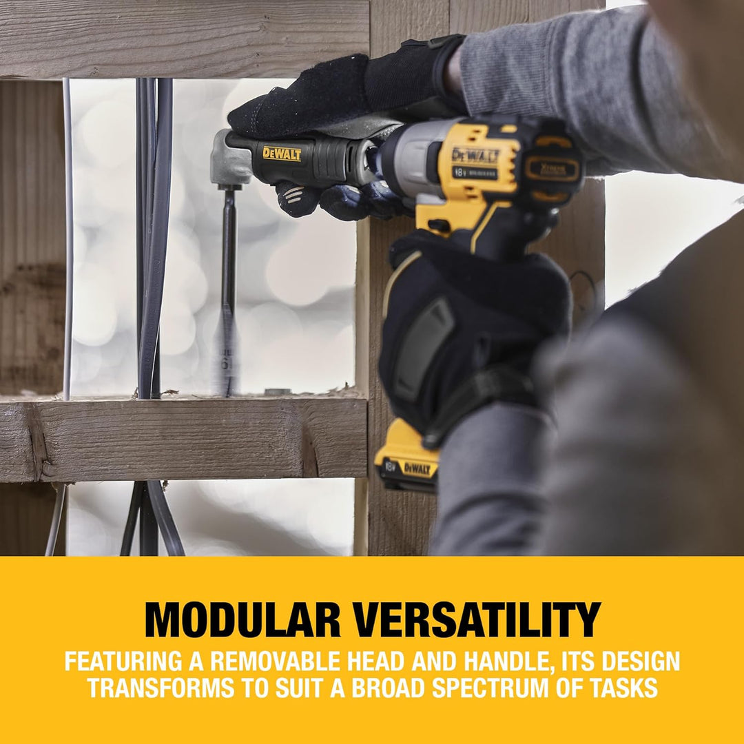 Dewalt Impact Winkelvorsatz für Schlagschrauber DT20500 (1/4" Sechskant, schlagfest, performt mit bi