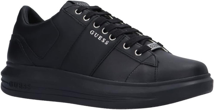 GUESS Herren Vibo Carryover Sneaker 45 EU Schwarz, 45 EU Schwarz