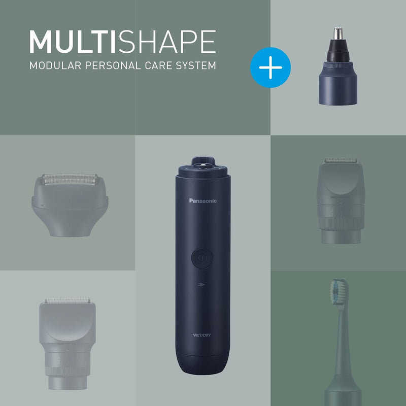 Panasonic MULTISHAPE modulares Körperpflege-System ER-CNT1, Nasen-/Ohren-/Augenbrauentrimmer für Män