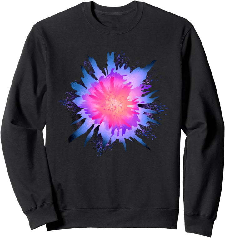 Farbspritzfarbe, bunt, abstrakter Kunstgradient Sweatshirt