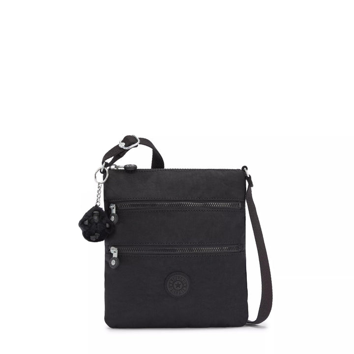 Kipling Damen Keiko Crossbody Tasche 8"L x 9"H x 1.25"D Black Noir, 8"L x 9"H x 1.25"D Black Noir