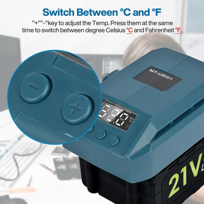 Kabellose digitale Lötkolbenstation Kit für Makita 18V Akku