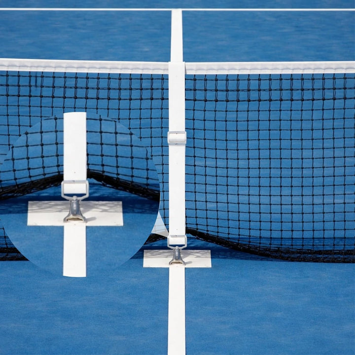 VGEBY Tennisnetzgurt, Tennisnetz-Mittelgurt, Verstellbare Tennisnetz-Mittelgurte, Edelstahlschnalle