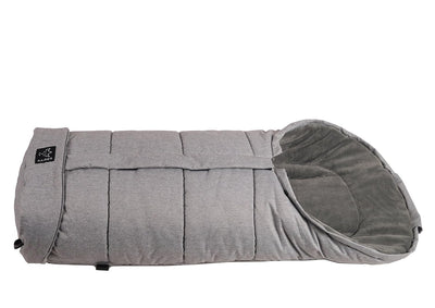 Kaiser Kinderwagenfusssack Jooy Melange, hellgrau melange light grey melange, light grey melange