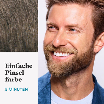 Just For Men Schnurrbart & Bart Färbe, Bart Farbe, Tönung, Bartfarbe, Eliminiert Graue Haare Für Ein