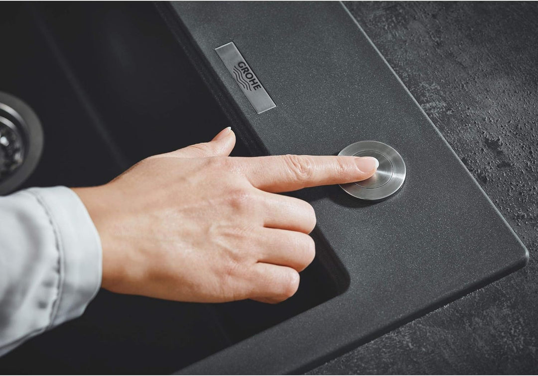 GROHE K700 | Kompositspüle | granit schwarz | 31652AP0 K700 Granit Schwarz 78 x 51 cm Kompositspüle,