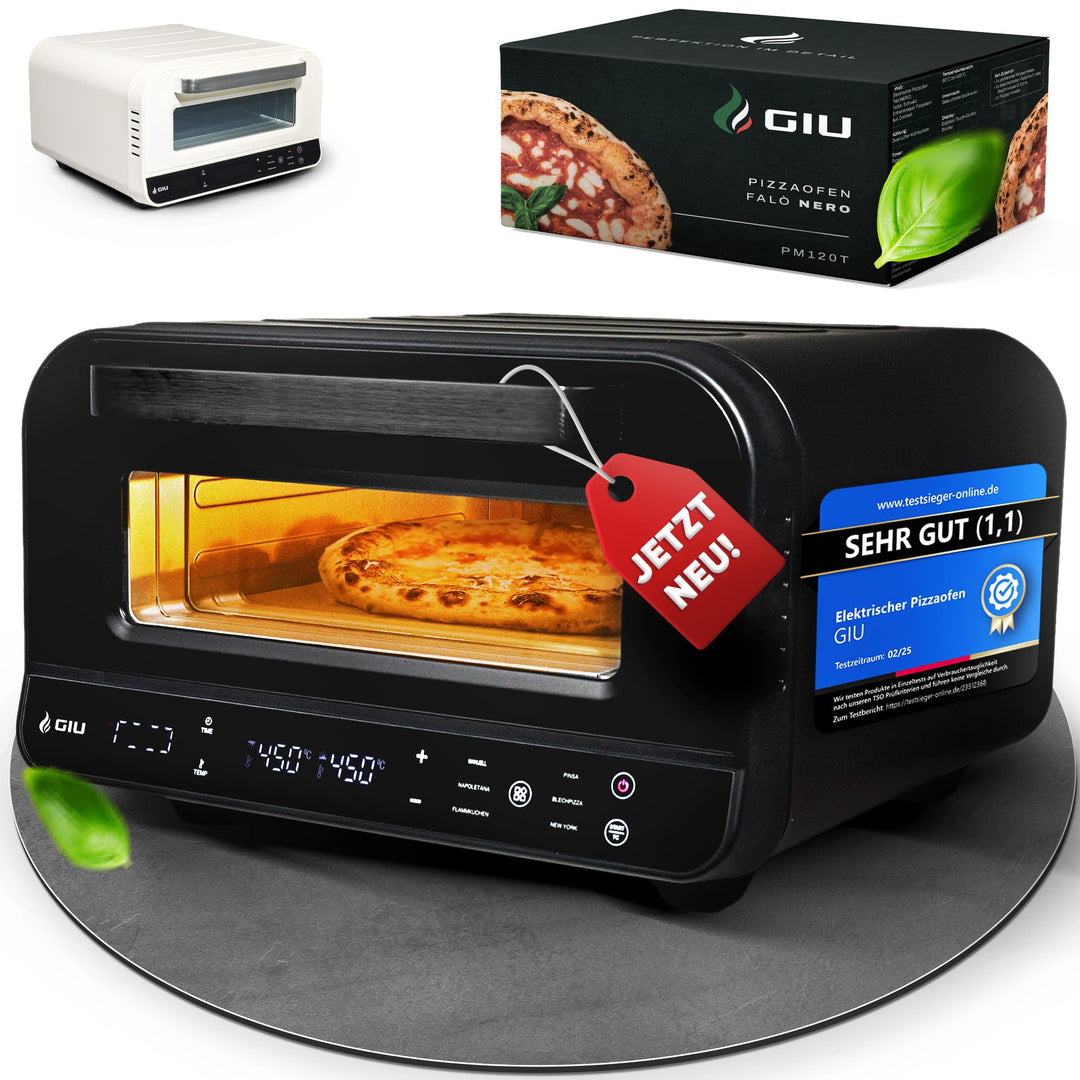 GIU Elektrischer Pizzaofen - Starker Elektro-Ofen für neapolitanische Pizza | Backofen, Pizzaofen, e