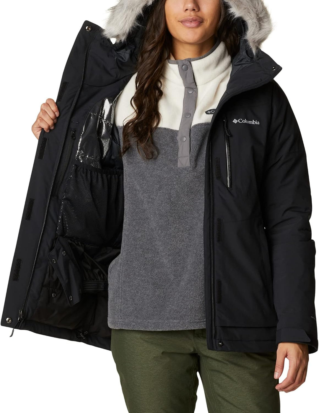 Columbia Damen Ava Alpine Isolierte Skijacke Schwarz XS, Schwarz XS