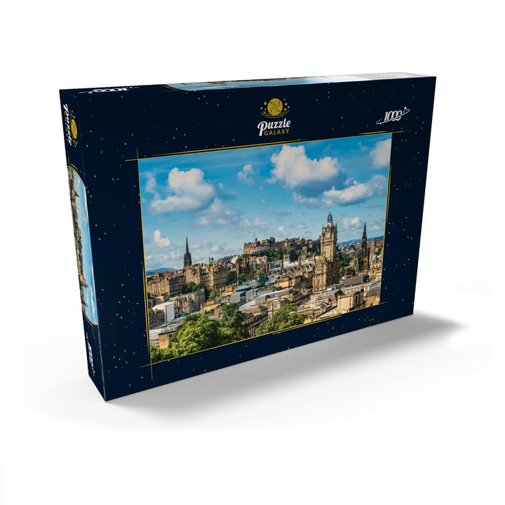 Edinburgh Castle, aus dem Blick von Carlton Hill - Premium 1000 Teile Puzzle - MyPuzzle Sonderkollek