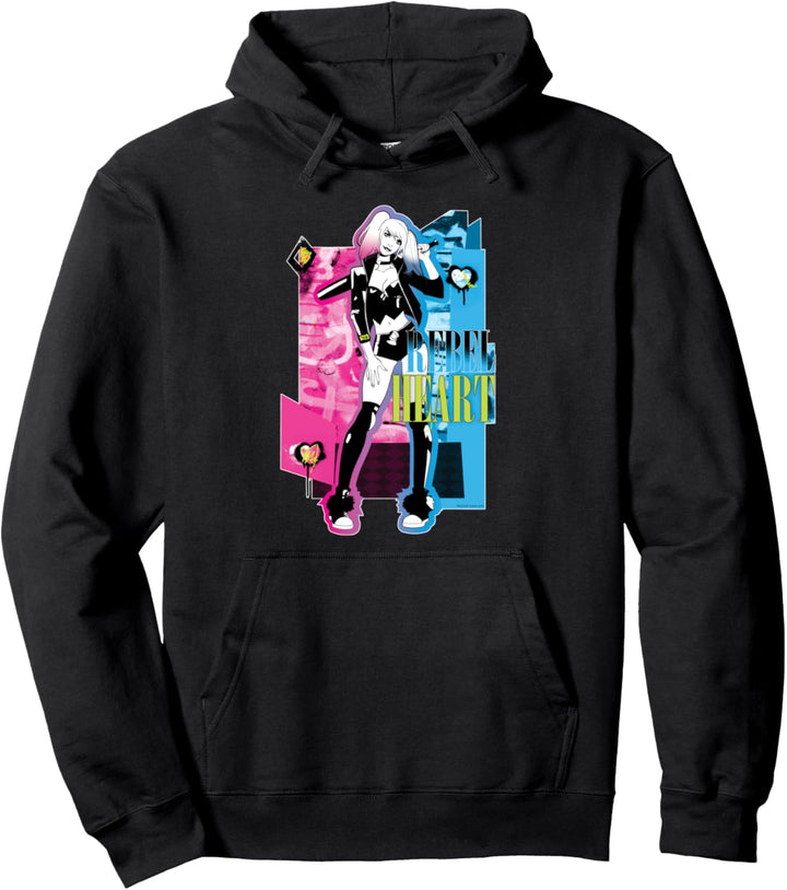 Batman Harley Quinn Rebel Heart Pullover Hoodie