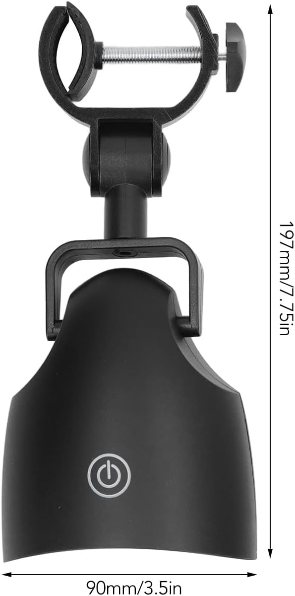 Changor Grilllicht LED, Hitzebeständiges Grillbeleuchtung, Verstellbare C Klemme, 3 Helligkeitsstufe