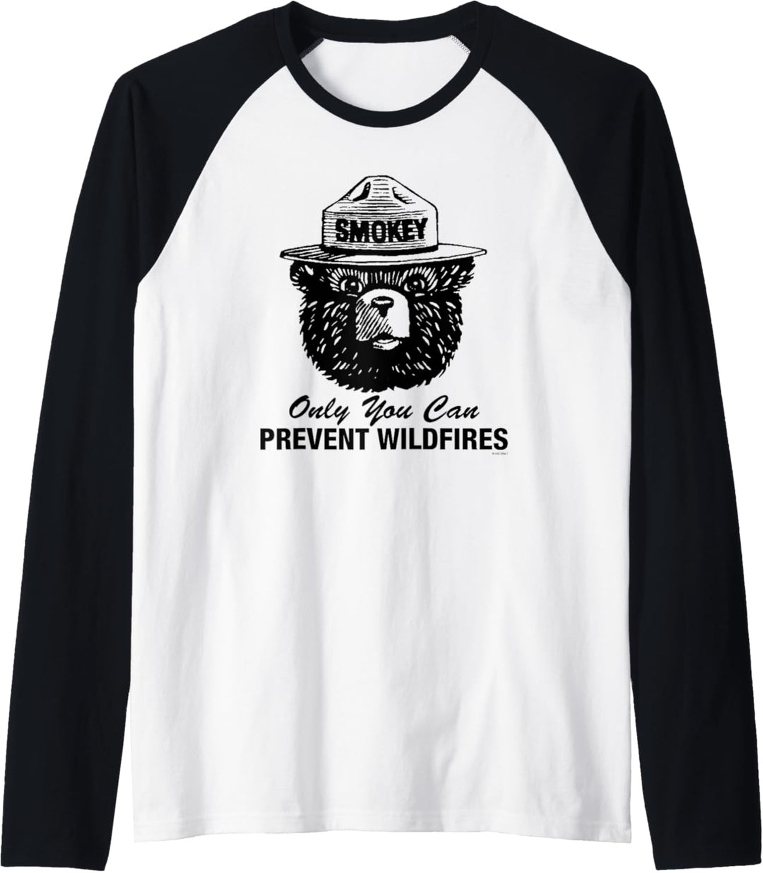 Smokey Bear Nur Sie können Waldbrände verhindern Raglan