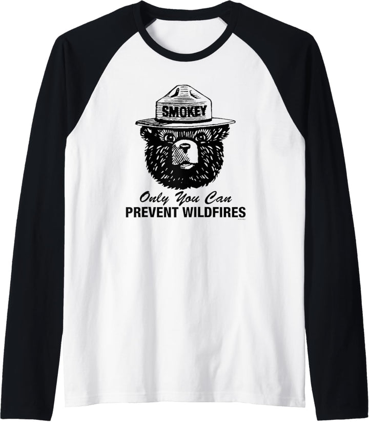 Smokey Bear Nur Sie können Waldbrände verhindern Raglan