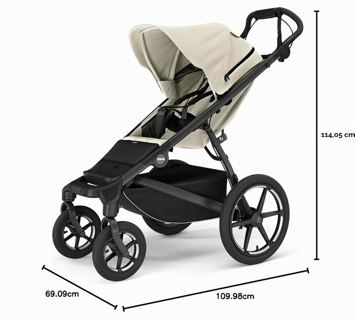 Thule Urban Glide 4-wheel Buggy Für Jedes Terrain Soft Beige on Black One-Size Soft Beige on Black E