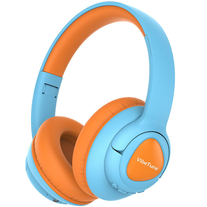VibeTune Kinder Bluetooth Kopfhörer, 60 Stunden Spielzeit, Lautstärkebegrenzung 85/94dB, Bluetooth 5