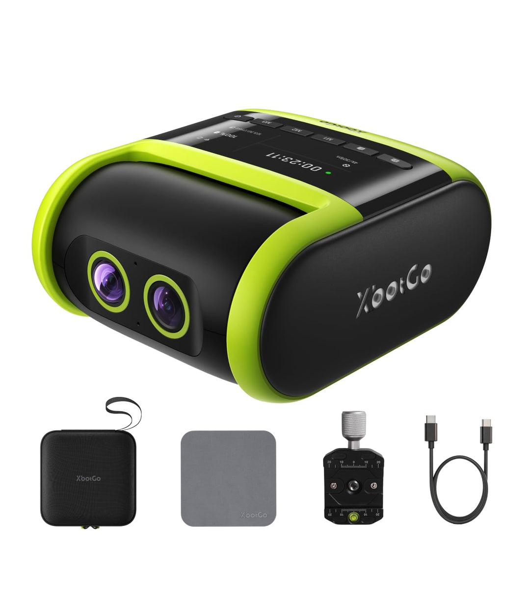 XbotGo Falcon 4K AI Sport Kamera, Dual-Kamera mit Auto Tracking Grün, Grün