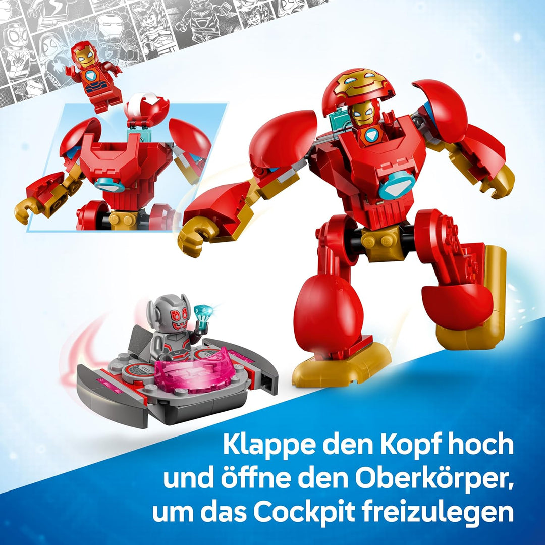LEGO ǀ Marvel Iron Man und Seine Fantastischen Freunde Ultron vs. Iron Man - Superhelden Spielzeug m