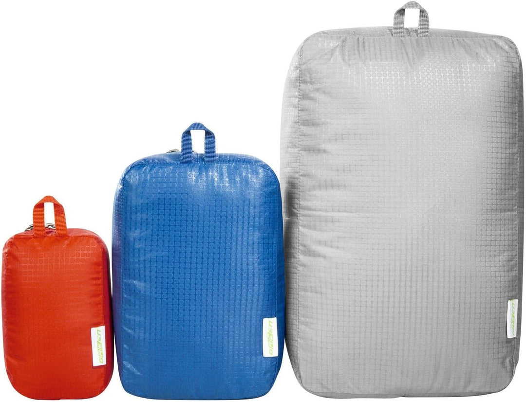Tatonka Packwürfel Stuffsack Zip Set 3 - Ultraleichtes und platzsparendes Packtaschen-Set mit Reissv