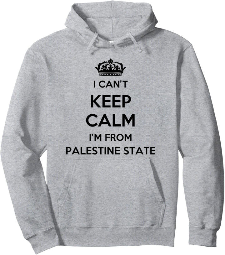 Ich kann nicht ruhig bleiben Ich komme aus dem Land Palästina Pullover Hoodie