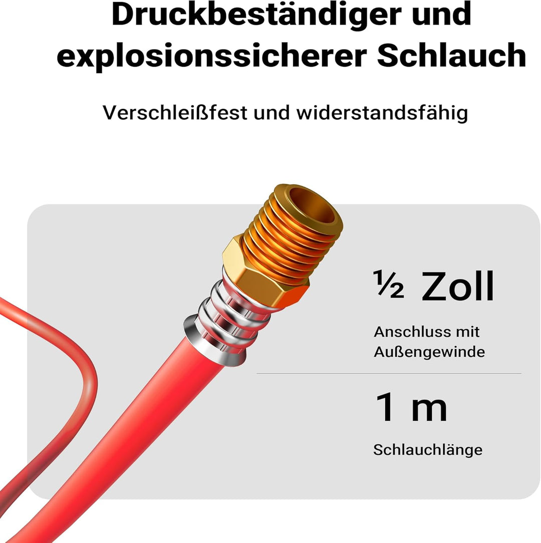 Wiltec Befüllpumpe und Prüfpume für Heizung und Solar mit 25bar Prüfdruck