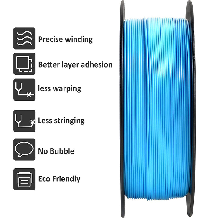 GIANTARM PLA Filament 1.75mm,3D Drucker Filament PLA 1kg,MaBgenauigkeit +/- 0,02mm,3D-Druckmateriali