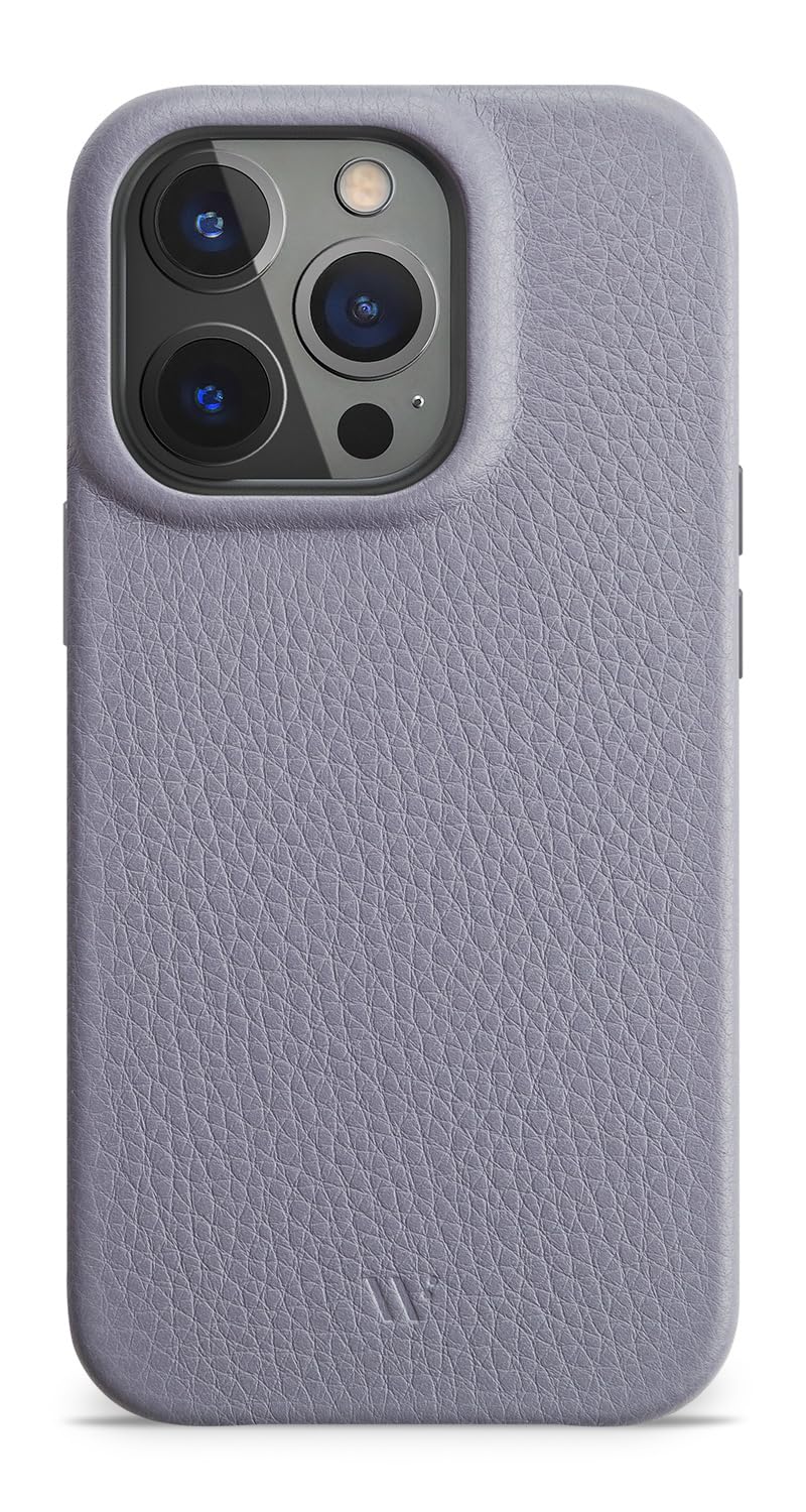 WIIUKA Hülle für iPhone 15 Pro Max, Leder aus Deutschland, Lederhülle extra Dünn, Premium Handyhülle