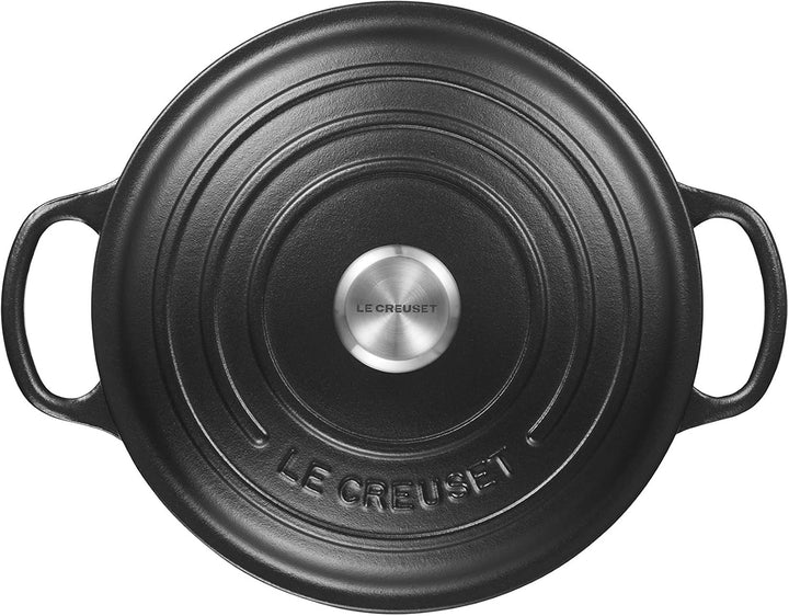 Le Creuset Signature Gusseisen-Bräter mit Deckel, Ø 22 cm, Rund, Für alle Herdarten und Induktion ge