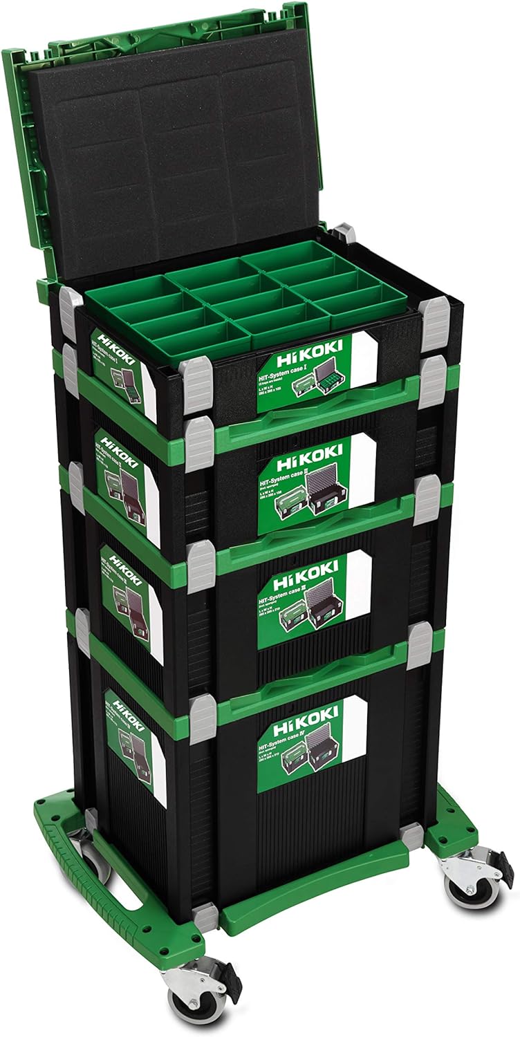 Hikoki Transportkoffer HSC I, Grün Schwarz, 295x395x105