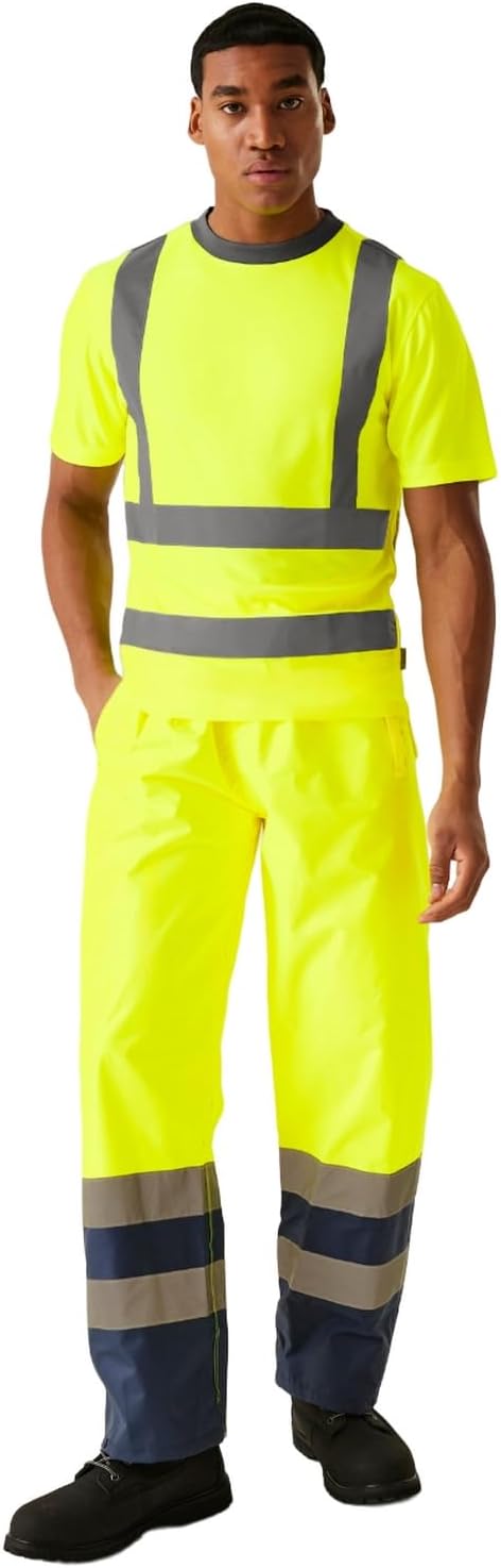 Regatta Professional Sicherheits-T-Shirt für Herren mit hoher Sichtbarkeit M Gelb, M Gelb