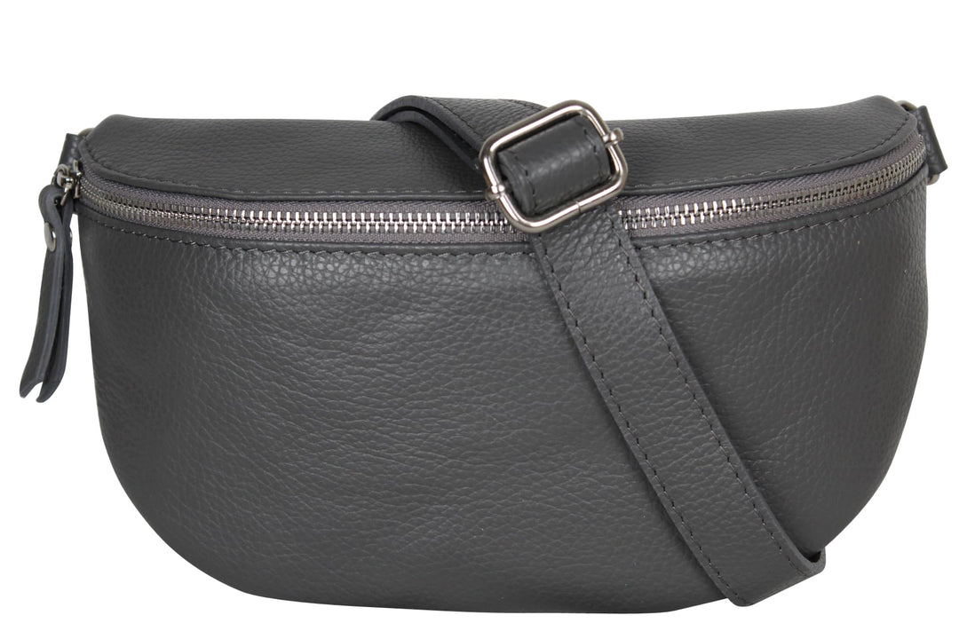 AmbraModa GLX1 - Damen Herren Unisex kleine Hüfttasche Gürteltasche Bauchtasche Umhängetasche aus Ec