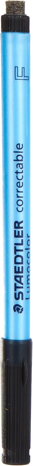 STAEDTLER Folienstift Lumocolor correctable, trocken abwischbar, integrierter Wischer am Stiftende,