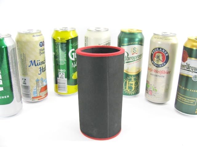 Erstklassige Qualitätskühler für 0,5L Bierdosen oder Bierflaschen im bunten Mix aus 5 Neoprenkühlern