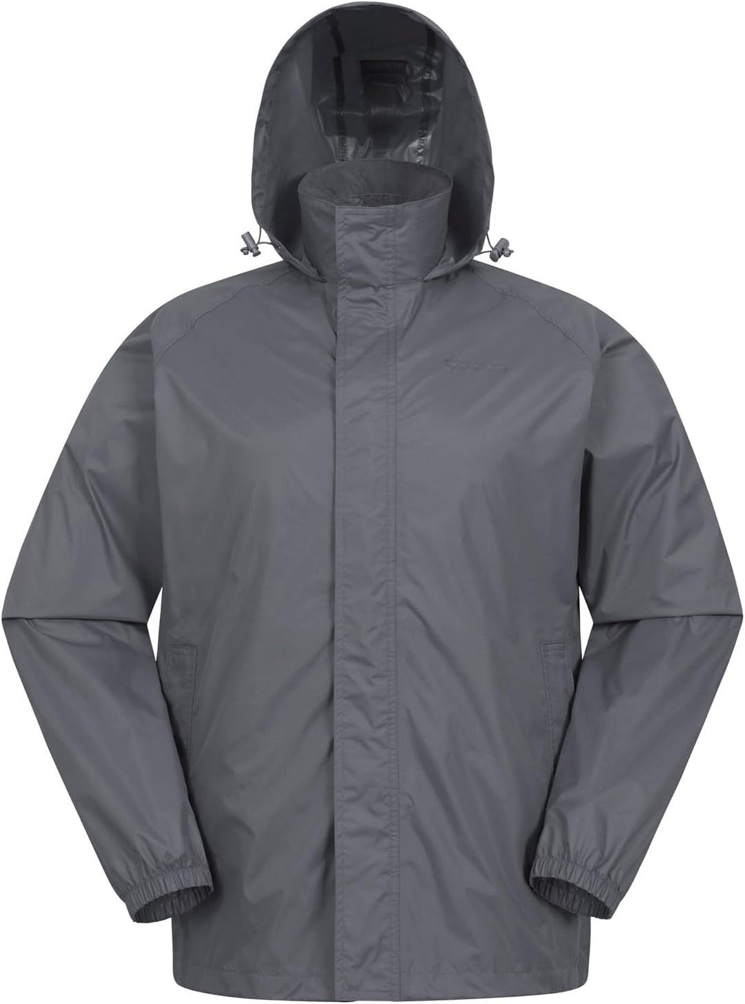 Mountain Warehouse Pakka Herren Wasserdicht Leichte verpackbare Regen Renn Sport Jacke XS Grau, XS G
