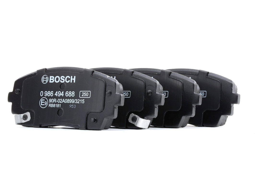 Bosch BP1683 Bremsbeläge - Vorderachse - ECE-R90 Zertifizierung - vier Bremsbeläge pro Set
