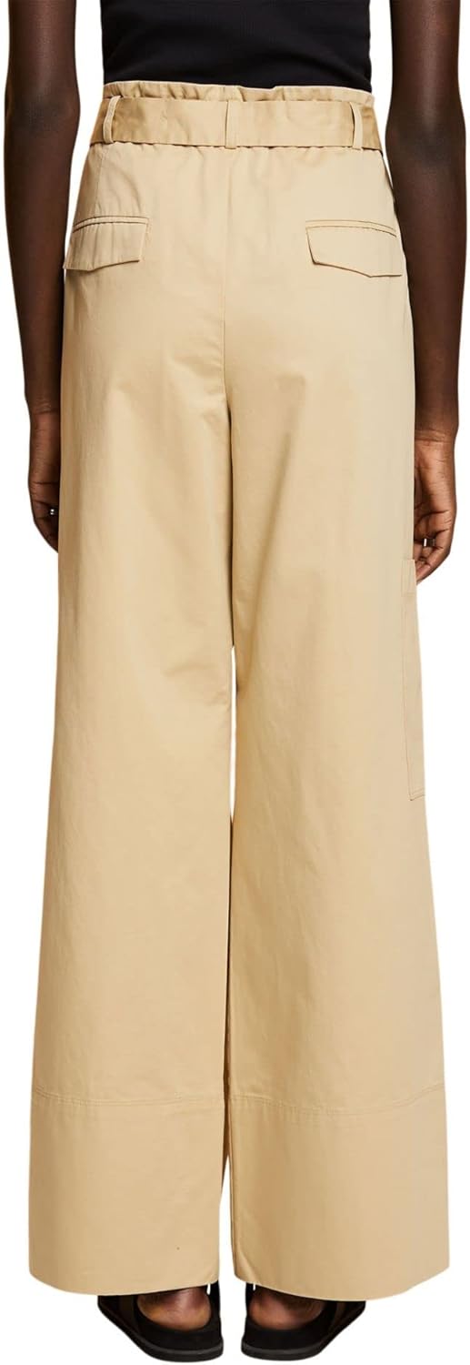 Esprit Collection Cargohose mit weitem Bein