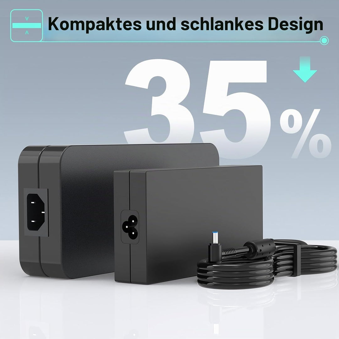 QYD 120W 19.5V 6.15A Ladegerät-Notebook-Netzteil für HP Omen 17-W101ng 17-W104ng TouchSmart 15-J078c