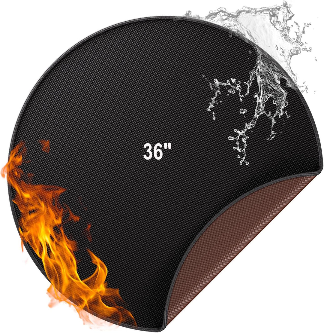 Feuerfeste Matte Feuerstelle Unterlage 2315°C Feuerschutzmatte Hitzeschutzmatte 91.4 cm BBQ Grills M
