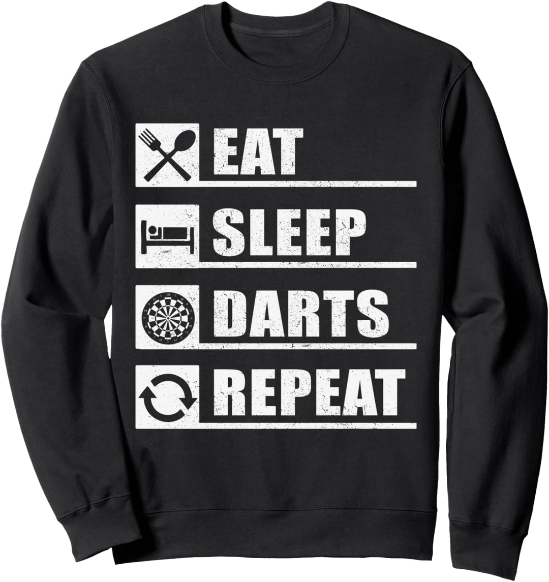 Eat Sleep Darts Repeat Sweatshirt