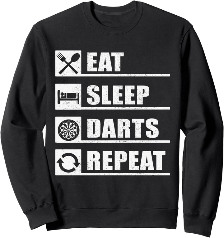 Eat Sleep Darts Repeat Sweatshirt