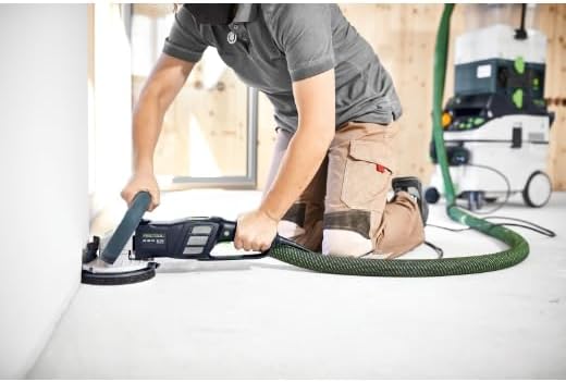 Festool Sanierungsschleifer RG 130 ECI-Set DIA HD RENOFIX (mit Führungstisch, Spannflanschgarnitur,