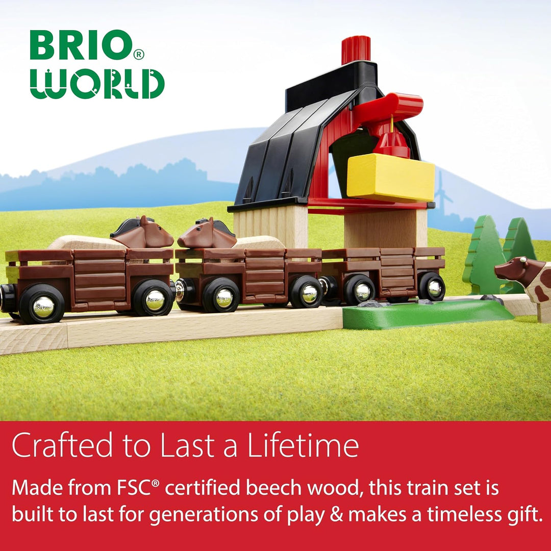 BRIO 63340400 Bauernhof-Zug