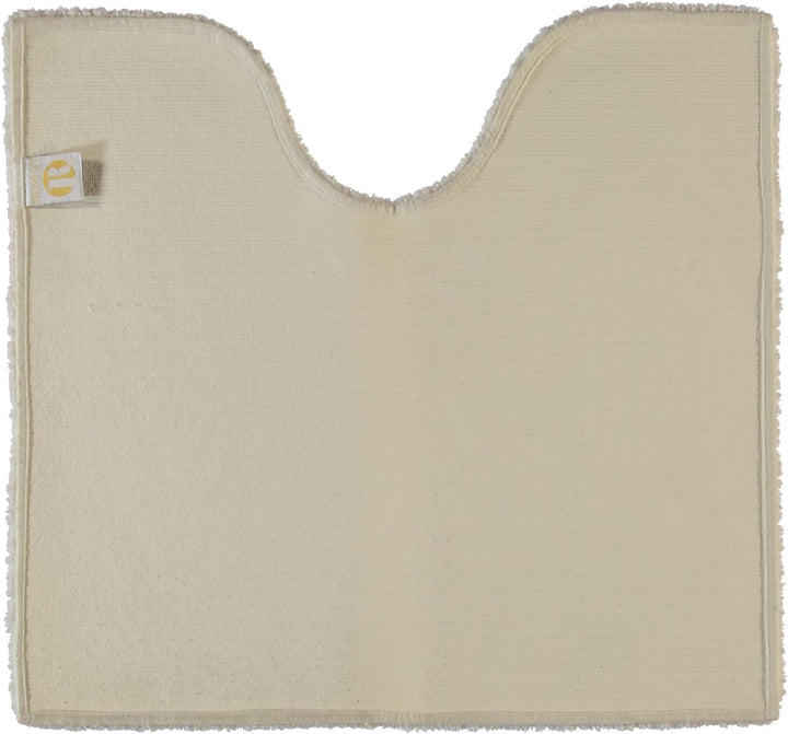 Rhomtuft Badteppiche Square Natur-Jasmin - 20 Toilettenvorlage mit Ausschnitt 55x60 cm, Toilettenvor