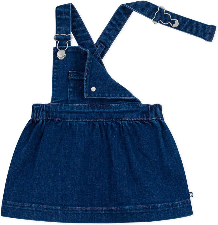 Petit Bateau Baby - Mädchen A0f4q Tag-Kleidung 92 Mittleres Denim, 92 Mittleres Denim