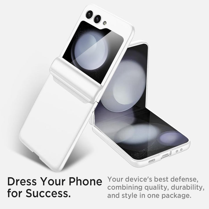 Miimall Kompatibel mit Samsung Galaxy Z Flip 5 Hülle mit Scharnierschutz Magnetischer [Externer Bild