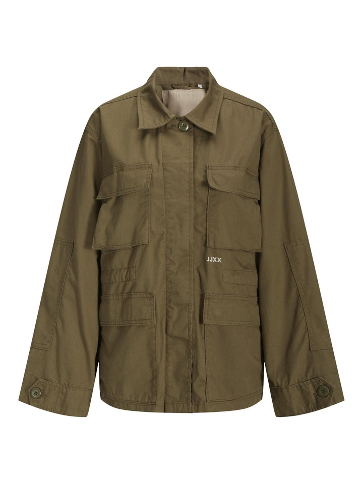 JACK & JONES Damen Jjxx Jxevie Field Sn Jacket S Burnt Olive, S Burnt Olive