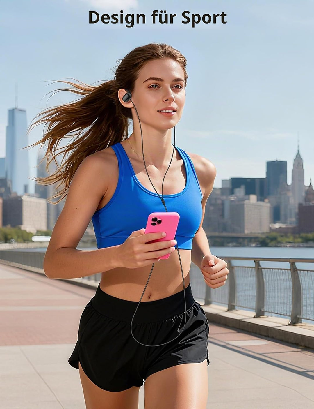 AUX 3,5mm Sport Kopfhörer Kabelgebunden für Xiaomi Redmi Note 14s 14 14Pro 15C Poco M7Pro,1,5m Kabel